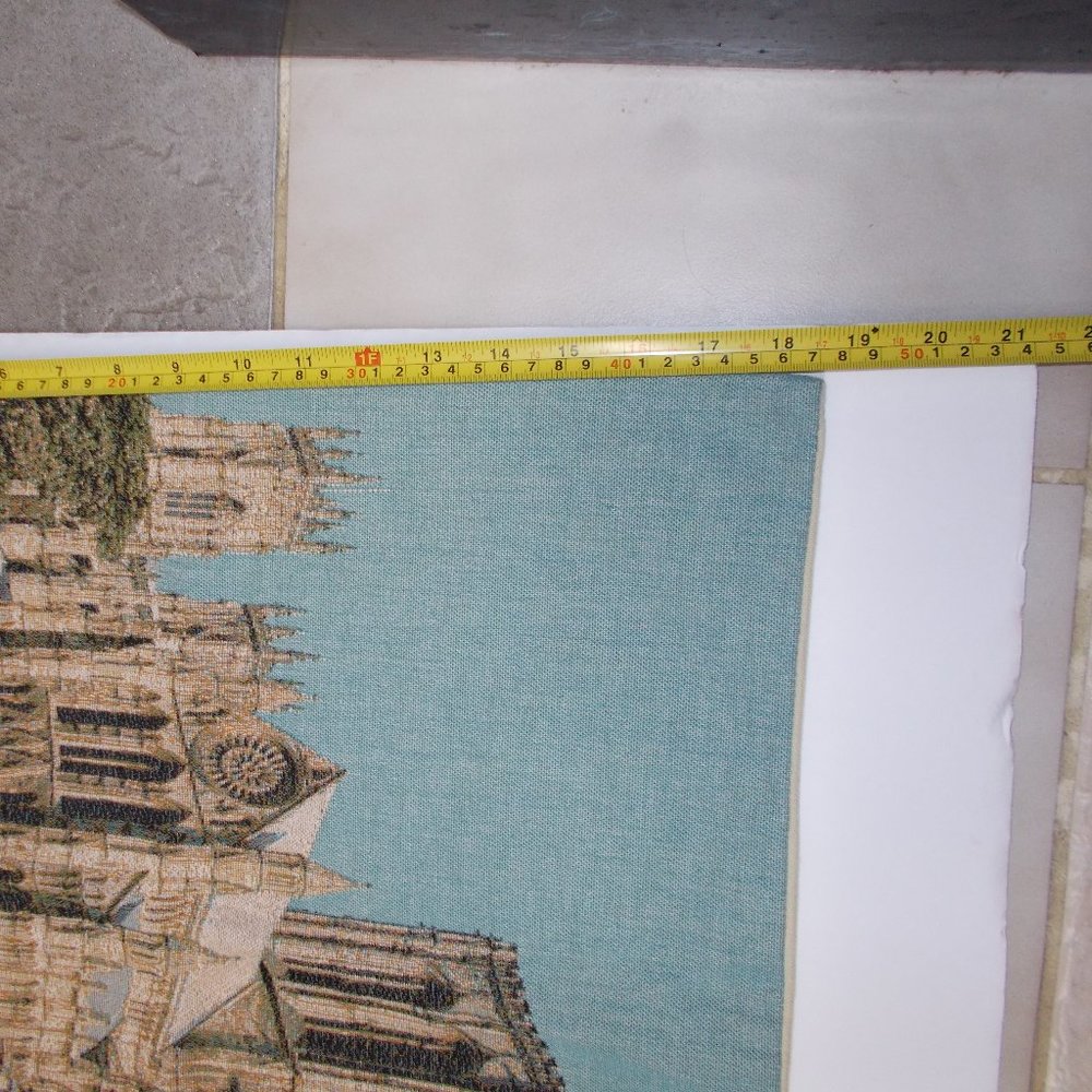 EUC Tapestry Pillow Cover With Zipper - Picture 6 of 8